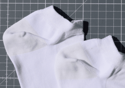 Chaussettes durables Made in France blanches Santrou de la marque Risole