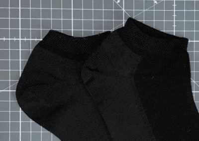 Chaussettes durables Made in France noires Santrou de la marque Risole