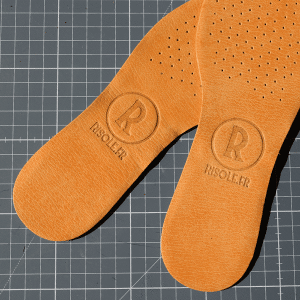 semelles en cuir Made in France de la marque Risole pour faire durer les chaussures fabriquées en France
